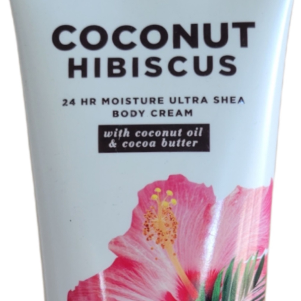 Coconut Hibiscus 24 Hr Moisture Ultra Shea Body Cream - w/ Coconut Oil & Butter